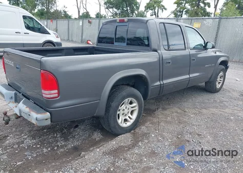2002 Dodge Dakota Sport from USA, damaged, VIN 1B7HL38X02S716983